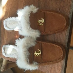 Lauren Ralph Lauren Like New Slides